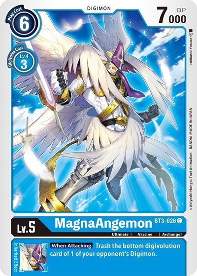 MagnaAngemon BT3 - 026 (Release Special Booster) Near Mint - Nick Nack's Full Frontal Attack