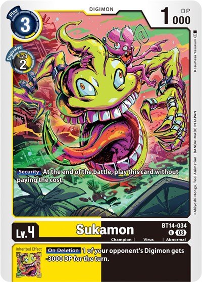 Sukamon (Blast Ace) Near Mint - Nick Nack's Full Frontal Attack
