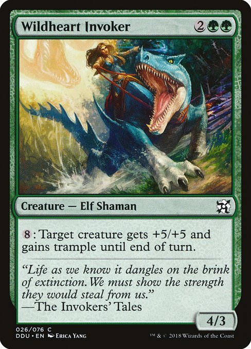 Wildheart Invoker (Duel Decks: Elves vs Inventors) Near Mint - Nick Nack's Full Frontal Attack