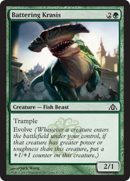 Battering Krasis (Dragon's Maze) Near Mint - Nick Nack's Full Frontal Attack
