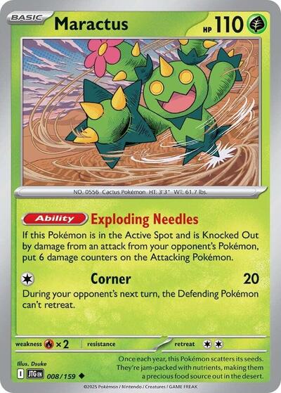 Maractus - 008 (SV09: Journey Together) Near Mint - Nick Nack's Full Frontal Attack