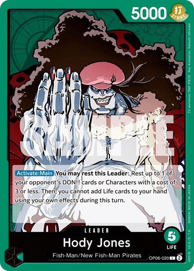 Hody Jones (020) (Wings of the Captain) Near Mint - Nick Nack's Full Frontal Attack
