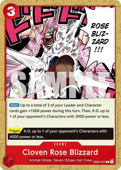 Cloven Rose Blizzard (Extra Booster: Anime 25th Collection) Near Mint - Nick Nack's Full Frontal Attack