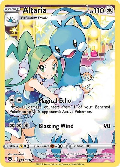 Altaria (SWSH12: Silver Tempest Trainer Gallery) Near Mint Holofoil - Nick Nack's Full Frontal Attack