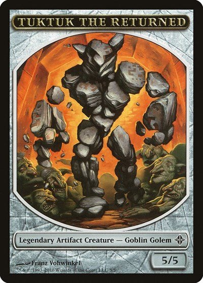 Tuktuk the Returned Token (Rise of the Eldrazi) Light Play - Nick Nack's Full Frontal Attack