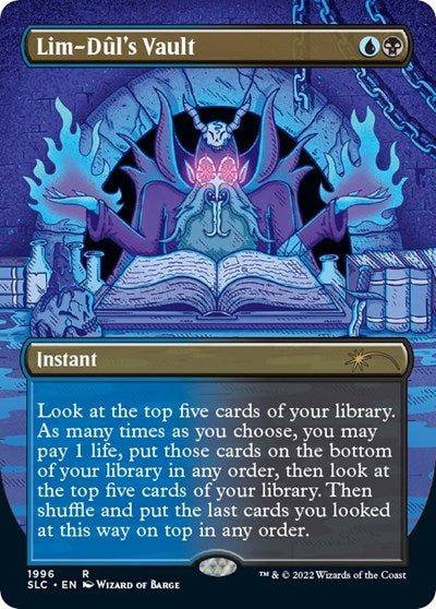 Lim-Dul's Vault (Borderless) (Secret Lair: 30th Anniversary Countdown Kit) Near Mint - Nick Nack's Full Frontal Attack