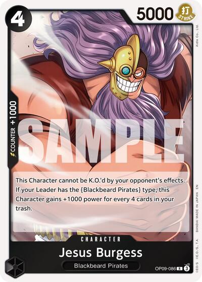 Jesus Burgess (Reprint) (Premium Booster - The Best - Vol. 2) Near Mint Foil - Nick Nack's Full Frontal Attack