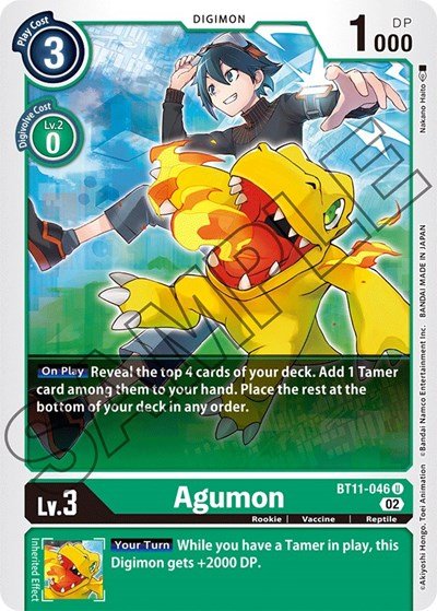 Agumon (Dimensional Phase) Near Mint - Nick Nack's Full Frontal Attack