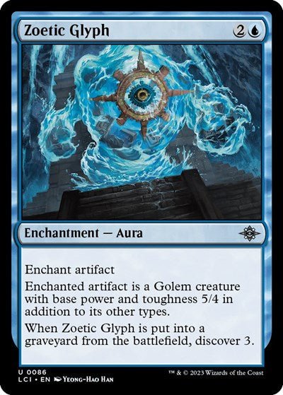 Zoetic Glyph (The Lost Caverns of Ixalan) Near Mint - Nick Nack's Full Frontal Attack