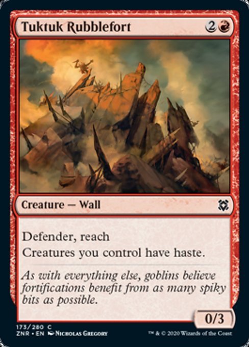 Tuktuk Rubblefort (Zendikar Rising) Near Mint - Nick Nack's Full Frontal Attack
