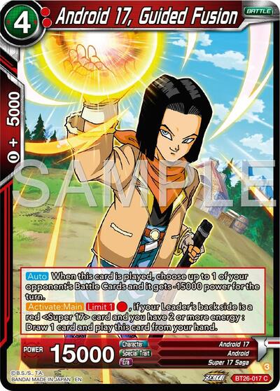 Android 17, Guided Fusion (Ultimate Advent) Near Mint