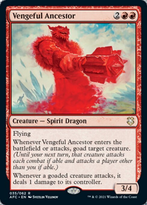 Vengeful Ancestor (Commander 2021 Forgotten Realms) Near Mint - Nick Nack's Full Frontal Attack