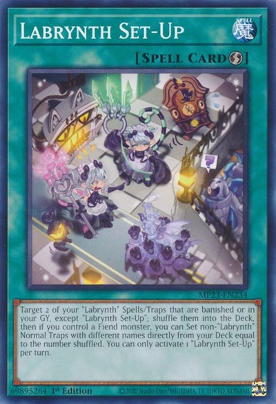 Labrynth Set-Up (25th Anniversary Tin: Dueling Heroes Mega Pack) Light Play 1st Edition