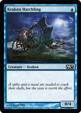 Kraken Hatchling (Magic 2013 Core Set) Light Play