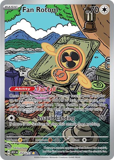 Fan Rotom - 250 (ME: Ascended Heroes) Near Mint Holofoil