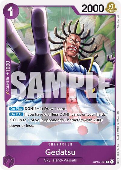 Gedatsu (Adventure on Kami's Island) Near Mint Foil - Nick Nack's Full Frontal Attack