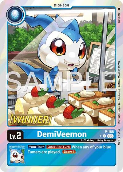DemiVeemon (Store Tournament 2025 Vol.3 Winner Pack) (Digimon Promotion Cards) Near Mint Foil