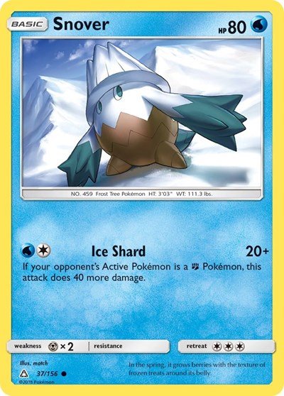 Snover (SM - Ultra Prism) Medium Play - Nick Nack's Full Frontal Attack