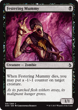 Festering Mummy (Amonkhet) Near Mint - Nick Nack's Full Frontal Attack