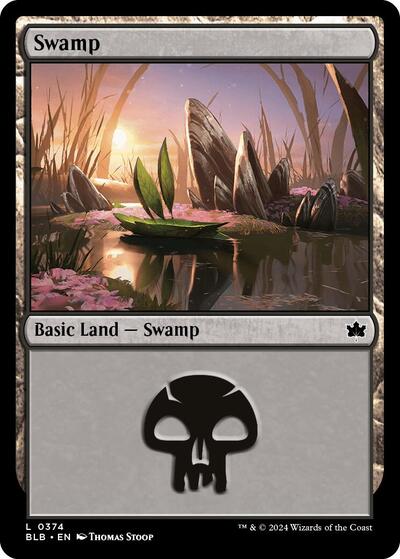 Swamp (0374) (Bloomburrow) Near Mint Foil