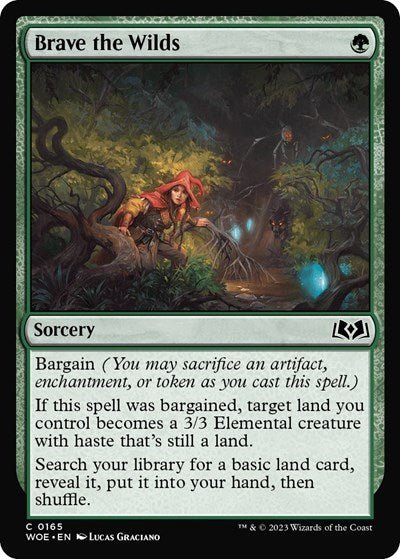 Brave the Wilds (Wilds of Eldraine) Near Mint - Nick Nack's Full Frontal Attack