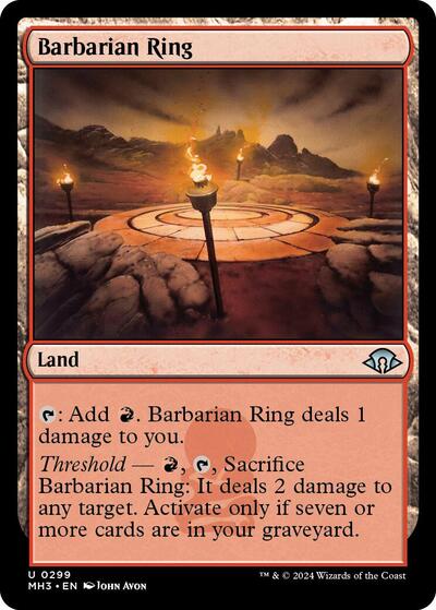Barbarian Ring (Modern Horizons 3) Near Mint - Nick Nack's Full Frontal Attack
