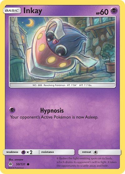 Inkay (SM - Forbidden Light) Near Mint - Nick Nack's Full Frontal Attack