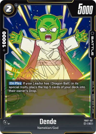 Dende (Wish For Shenron Release Event Cards) Near Mint - Nick Nack's Full Frontal Attack