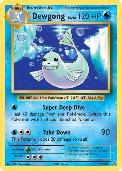 Dewgong (XY - Evolutions) Heavy Play - Nick Nack's Full Frontal Attack