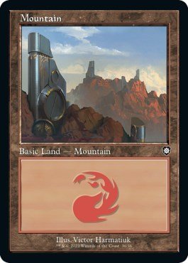 Mountain (36) (Commander: The Brothers' War) Near Mint - Nick Nack's Full Frontal Attack