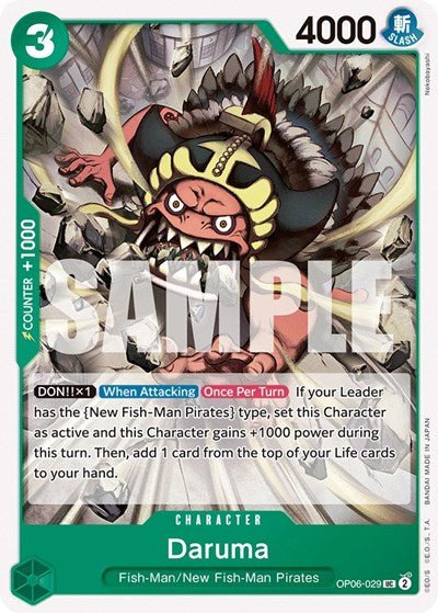 Daruma (Wings of the Captain) Near Mint - Nick Nack's Full Frontal Attack