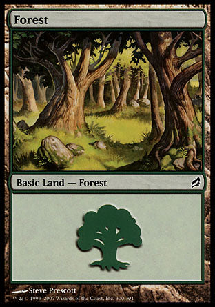 Forest (300) (Lorwyn) Light Play