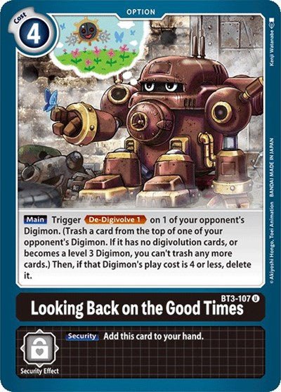 Looking Back on the Good Times (Release Special Booster) Near Mint - Nick Nack's Full Frontal Attack