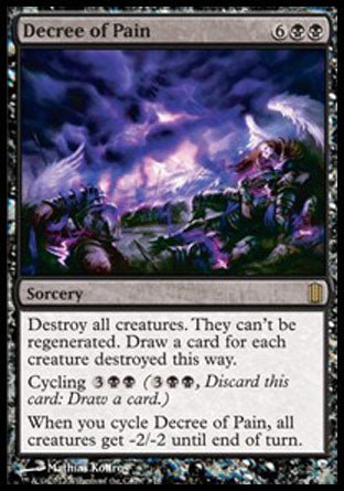 Decree of Pain (Commander's Arsenal) Near Mint Foil - Nick Nack's Full Frontal Attack