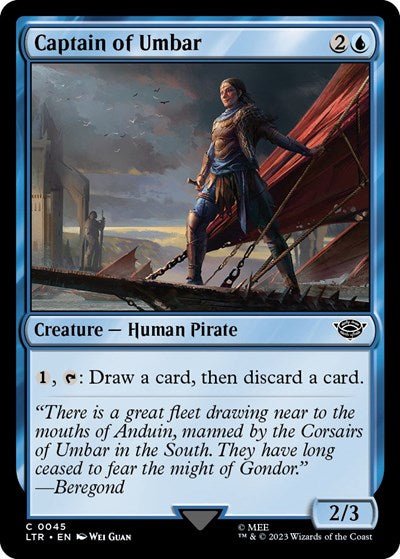 Captain of Umbar (Universes Beyond: The Lord of the Rings: Tales of Middle-earth) Near Mint - Nick Nack's Full Frontal Attack