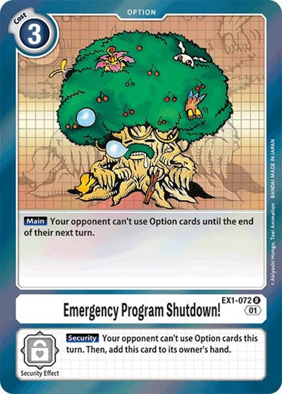 Emergency Program Shutdown! (Classic Collection) Near Mint Foil
