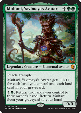 Multani, Yavimaya's Avatar (Dominaria) Near Mint Japanese - Nick Nack's Full Frontal Attack