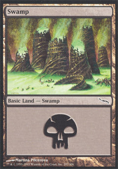 Swamp (297) (Mirrodin) Light Play
