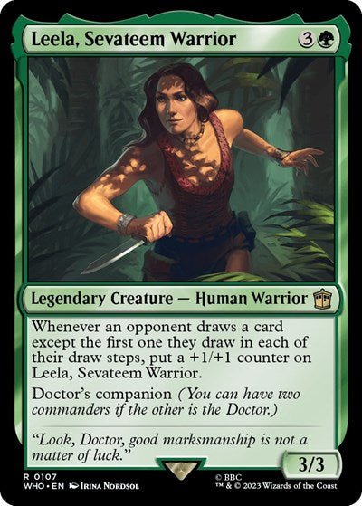 Leela, Sevateem Warrior (Universes Beyond: Doctor Who) Near Mint - Nick Nack's Full Frontal Attack