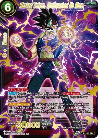 Masked Saiyan, Brainwashed No More (Gold Stamped) (Mythic Booster) Near Mint Foil - Nick Nack's Full Frontal Attack