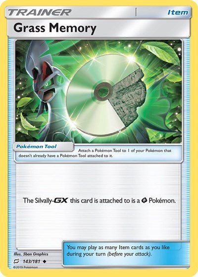 Grass Memory (SM - Team Up) Near Mint - Nick Nack's Full Frontal Attack