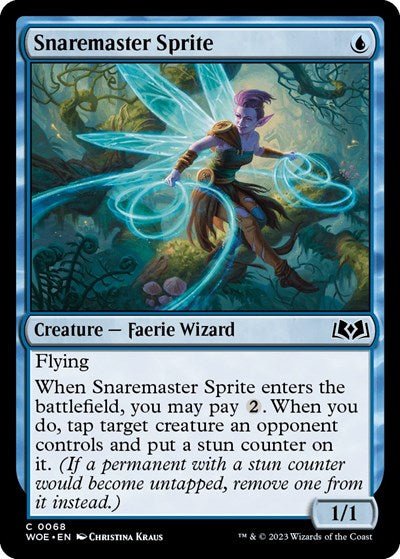 Snaremaster Sprite (Wilds of Eldraine) Near Mint - Nick Nack's Full Frontal Attack