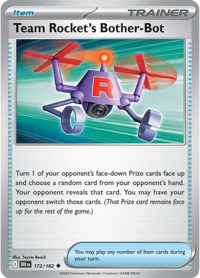 Team Rocket's Bother-Bot (SV10: Destined Rivals) Near Mint - Nick Nack's Full Frontal Attack
