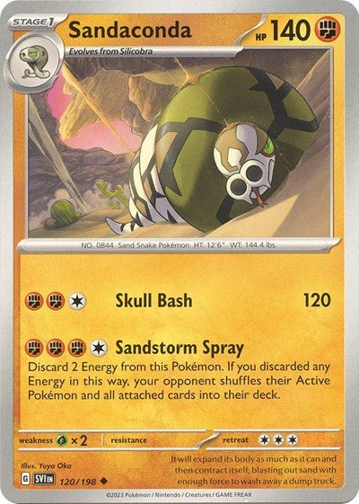 Sandaconda (Scarlet and Violet: Base Set) Near Mint - Nick Nack's Full Frontal Attack