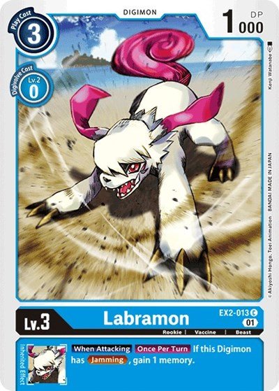 Labramon (Digital Hazard) Near Mint - Nick Nack's Full Frontal Attack