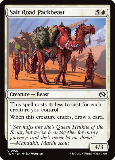 Salt Road Packbeast (Tarkir: Dragonstorm) Near Mint - Nick Nack's Full Frontal Attack