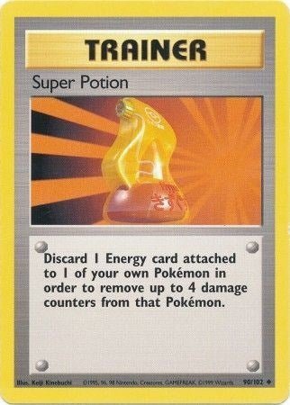 Super Potion (Base Set) Light Play Unlimited - Nick Nack's Full Frontal Attack