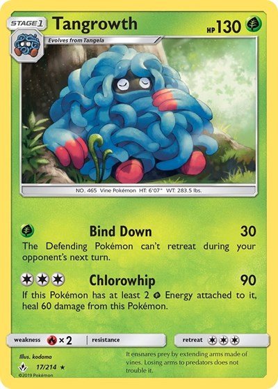 Tangrowth (SM - Unbroken Bonds) Near Mint - Nick Nack's Full Frontal Attack