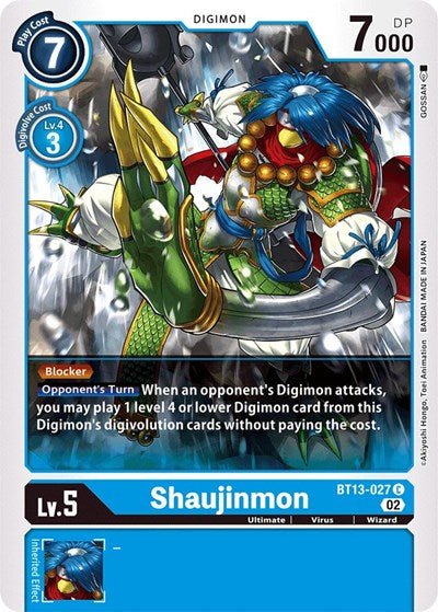 Shaujinmon (Versus Royal Knights) Near Mint - Nick Nack's Full Frontal Attack