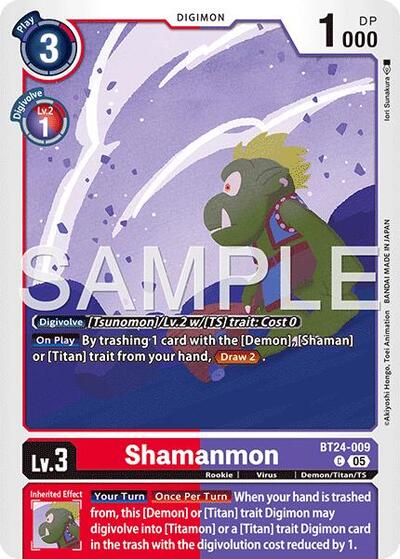 Shamanmon (Time Stranger) Near Mint - Nick Nack's Full Frontal Attack